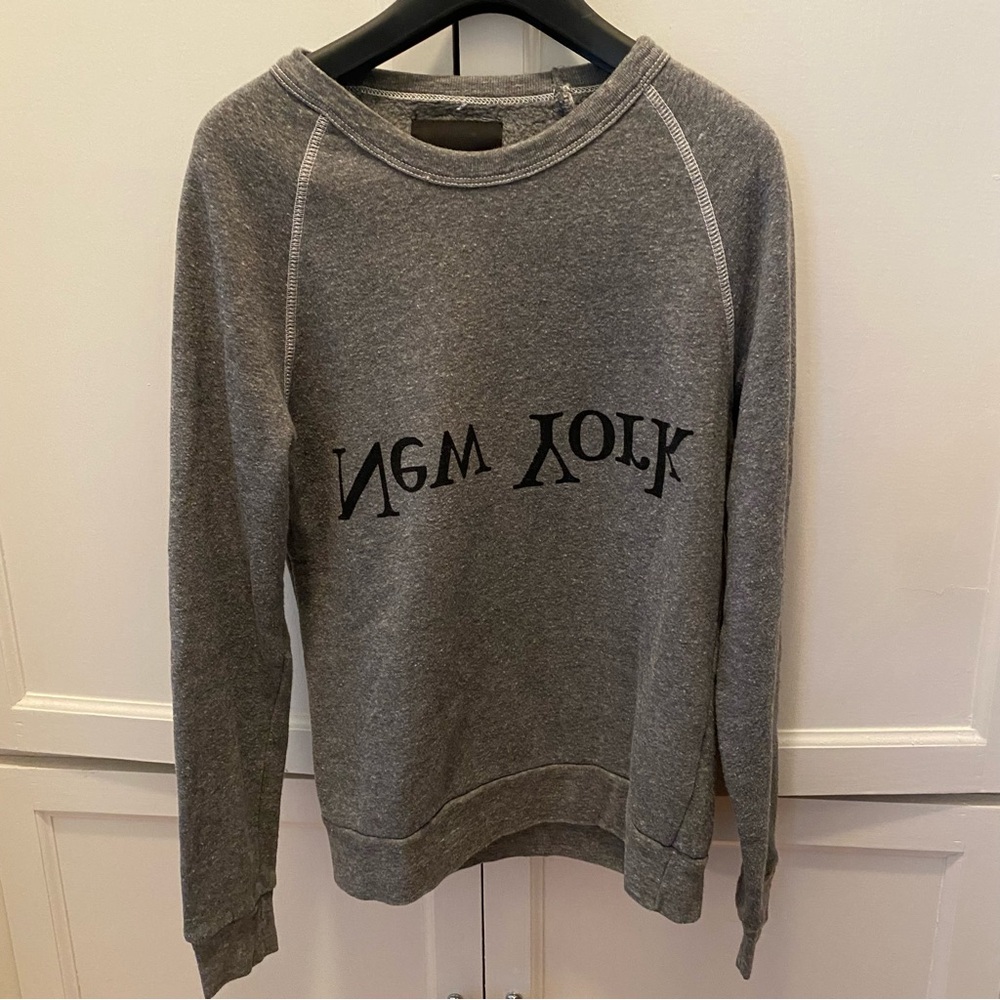 Assembly New York grey logo sweatshirt Size small
